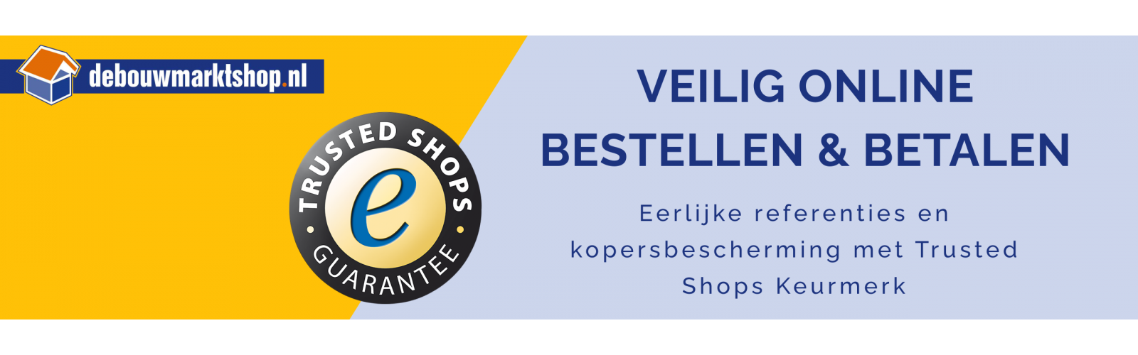 Veilig bestellen en betalen bij De Bouwmarktshop.nl